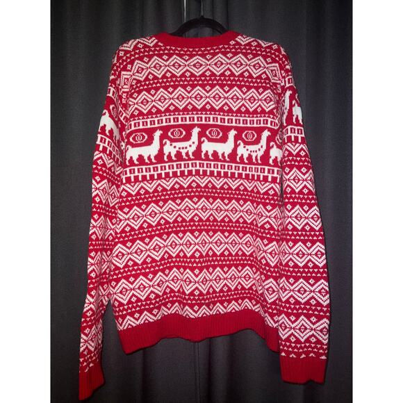 Ugly Christmas Sweater Xmas Size XL Llama - Picture 3 of 3